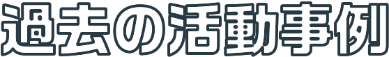 過去の活動事例